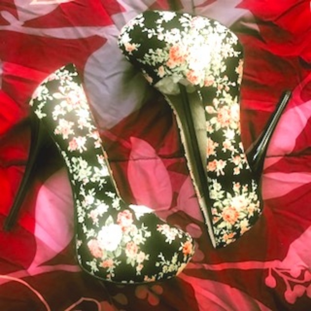 Flower Power Heels